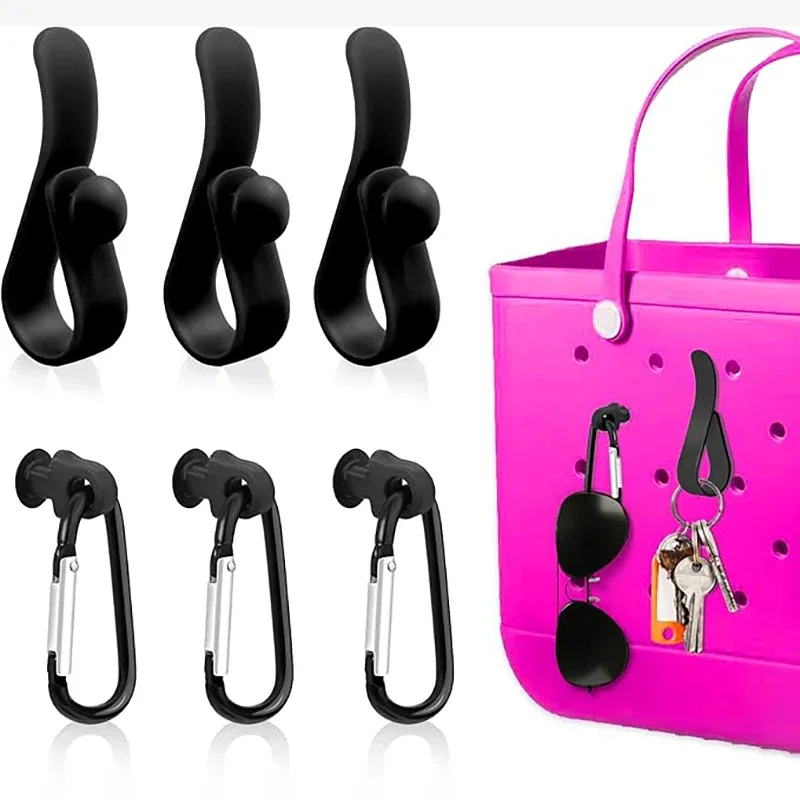 lot de 3 porte-clés pour sacs à bandoulière, breloques à insérer, mousquetons compatibles avec les sacs de plage