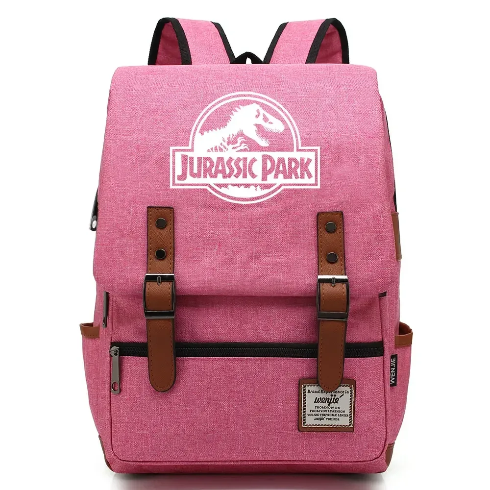 b3303 sac à dos tendance dinosaure jurassic park world avec boucle pour enfants, adolescents, étudiants, femmes et hommes