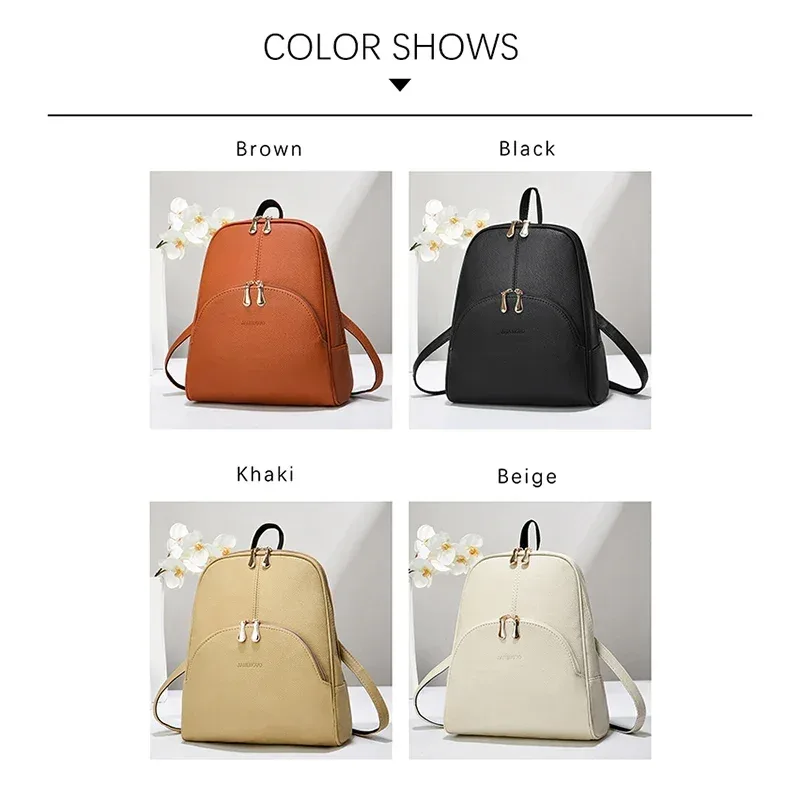 traveasy-sac à dos étanche en cuir pu pour femme et fille, sacoche d'école de marque à la mode, pour document de bonbons, voyage, initié