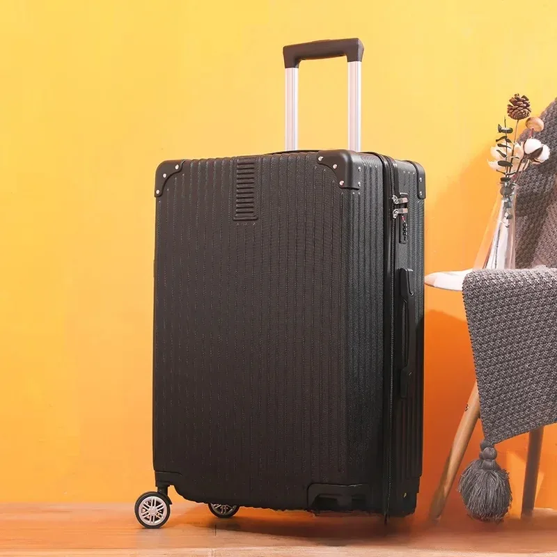 valise rétro personnalisable avec logo, bagage de voyage 20 pouces, bagage cabine en plastique abs, fabriqué en chine continentale
