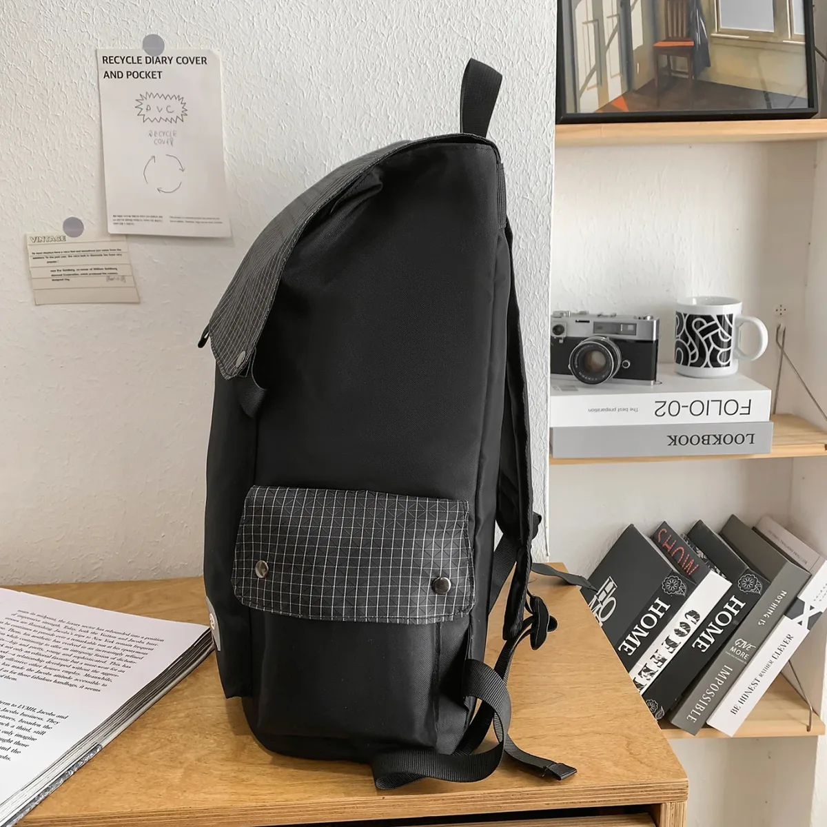 sac à dos unisexe tendance, tissu en nylon de haute qualité, sac pour ordinateur, grande capacité, sac d'école, sacs à main légers