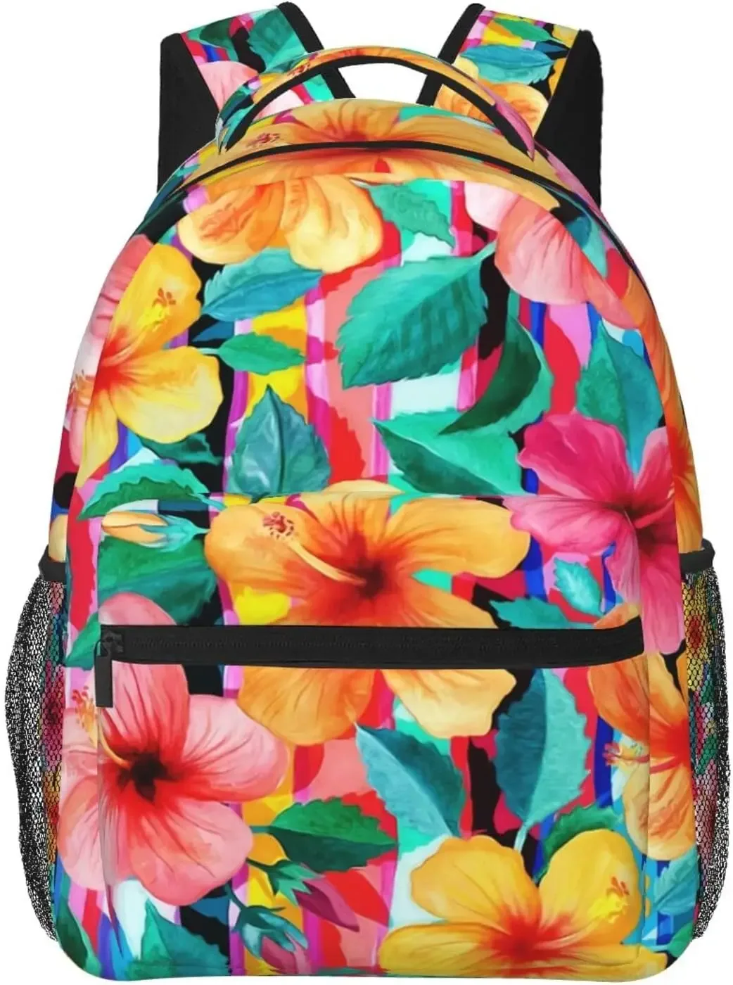 sac à dos hawaïen pour hommes et femmes, sac à dos d'ordinateur, sac à livres, voyage, randonnée, camping, mode, hawaii