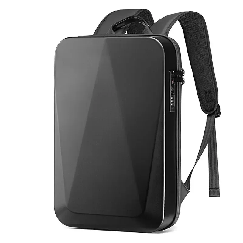 sac à dos rigide pour ordinateur portable 15.6 pouces pour hommes, étanche, antivol, extensible, verrouillage tsa, sac de jeu, sac à dos d'affaires de luxe, charge usb