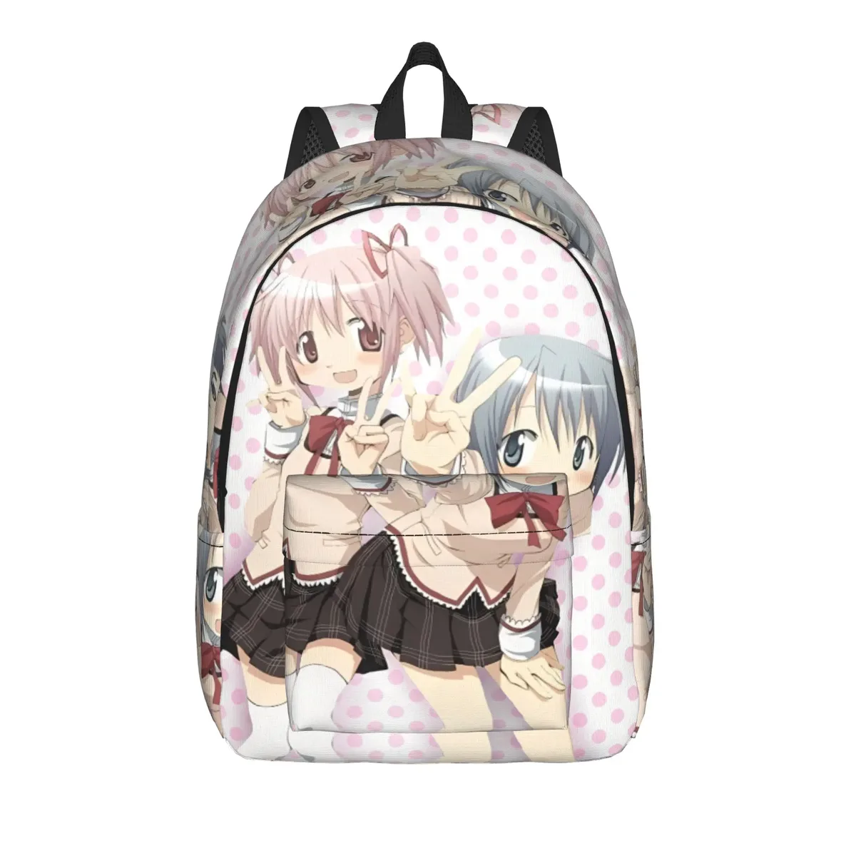 sac à dos homura puella magi madoka magica anime pour étudiants, randonnée, voyage, kyubey, pour hommes et femmes, sacs en toile pour ordinateur portable