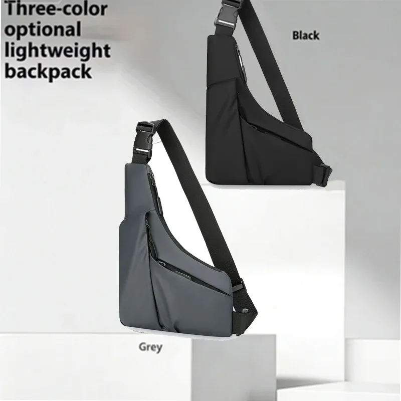 Sac de poitrine polyvalent et décontracté pour hommes, Option multicolore, sac à bandoulière pour les sorties quotidiennes