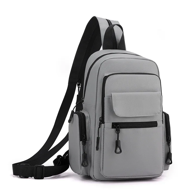 sac de poitrine multifonctionnel tendance, sac de poitrine pour le cyclisme, mini sac à dos pour homme, adapté au transport quotidien, aux sports de plein air et aux voyages