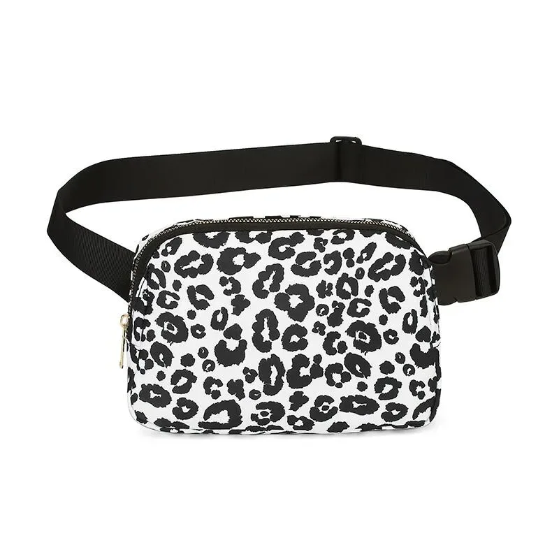 sac banane à fermeture éclair pour femmes, sac de poitrine pour sports de plein air, sac à bandoulière décontracté voyage, sac de ceinture, pochette d'argent, 2024