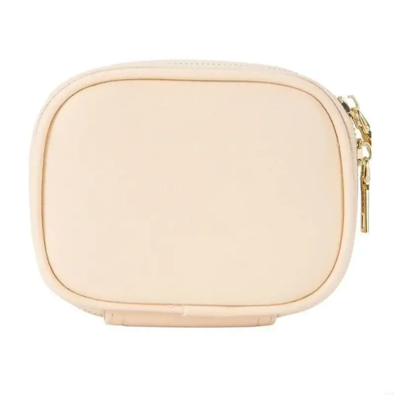 l74f mini trousse maquillage avec miroir led, 3 modes d'éclairage, petite trousse à cosmétiques rechargeable