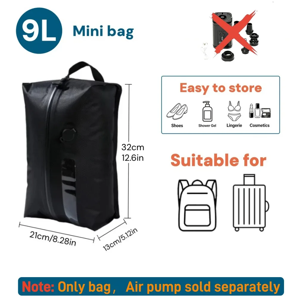 sacs de compression de voyage, sacs de rangement sous vide imperméables pour vêtements et valises, sacs gain de place pour les essentiels de voyage et de déménagement,voyage & avion accessoire,vacances indispensable