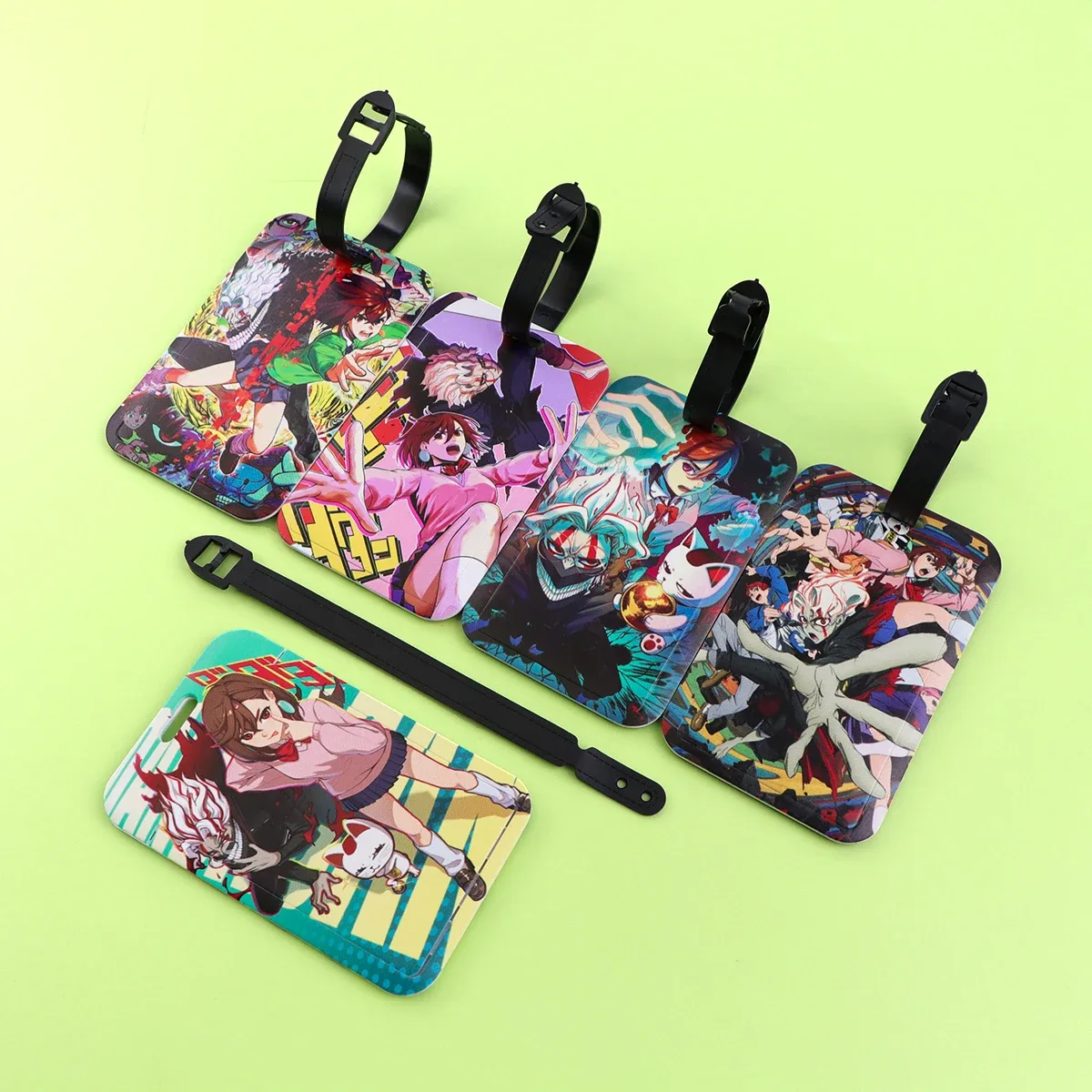 étiquettes de bagage anime japonais, identification de valise, porte-nom, étiquette de bagage, embarque de voyage, accessoires de valise portables