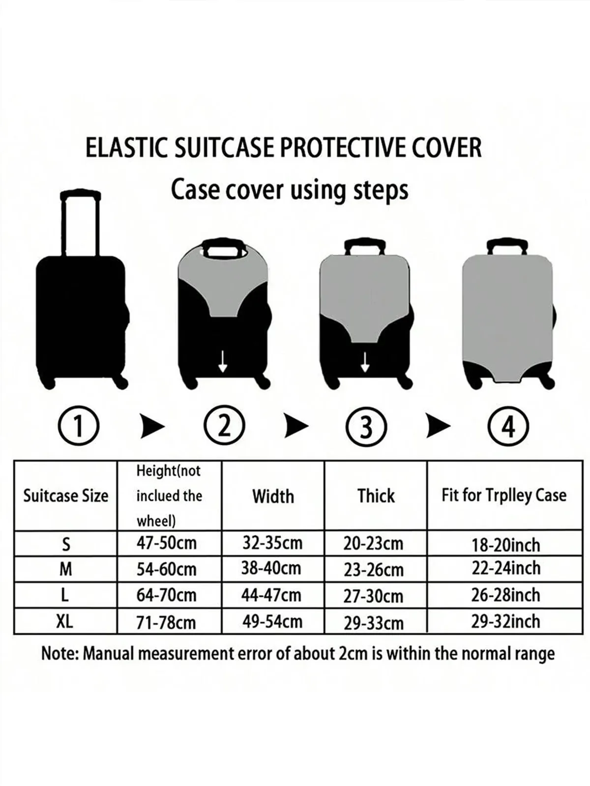 housse de bagage à imprimé chats dessinés à la main, adaptée aux bagages de 18 à 32 pouces, protection de valise, accessoires de voyage