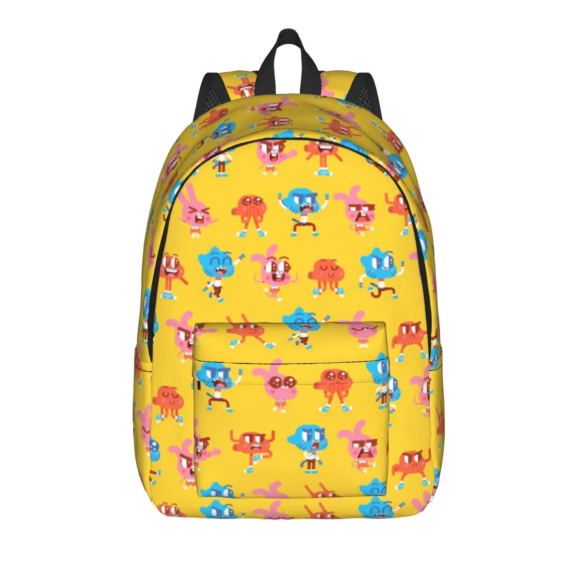 sac à dos décontracté gumballs cartoon pour l'extérieur, le lycée et le travail, pour hommes et femmes, sac à dos pour ordinateur portable en toile