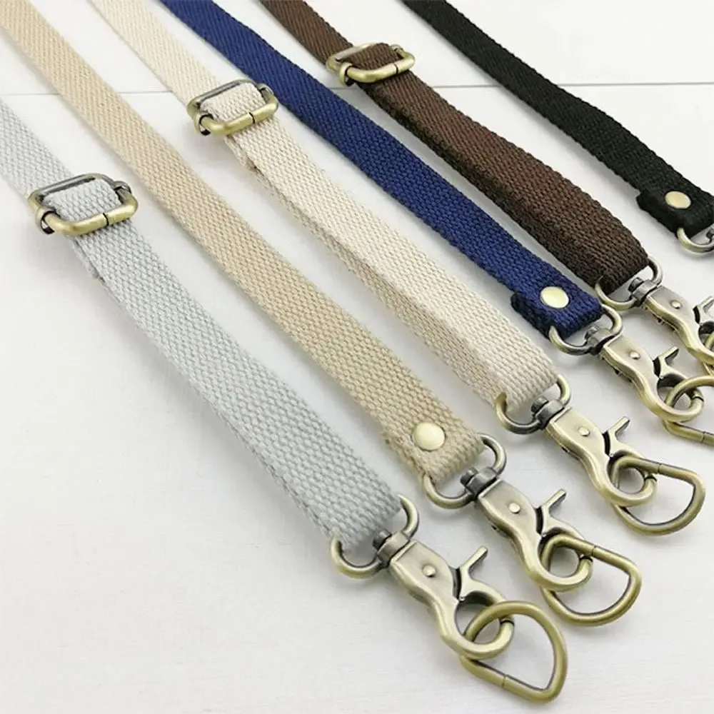 sangle de sac en toile renforcée pour femme, ceinture de sac à bandoulière, rivet réglable, sangles de remplacement, mode, 130cm
