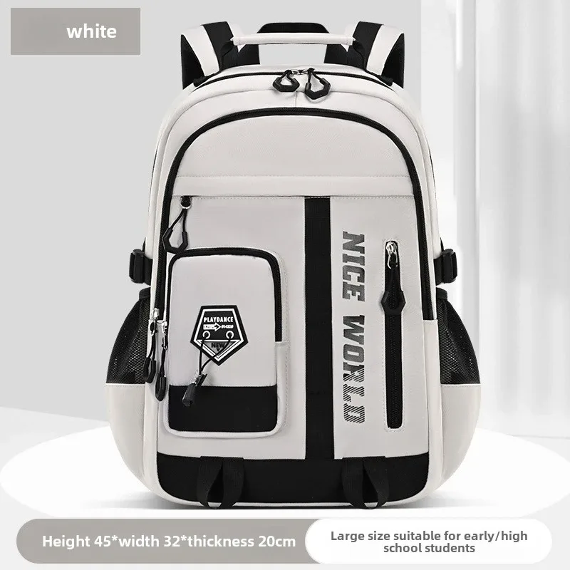 sac à dos d'école pour adolescents, pour garçons et filles, grand sac à dos pour étudiants avec de nombreuses poches, sacs de collège et du secondaire