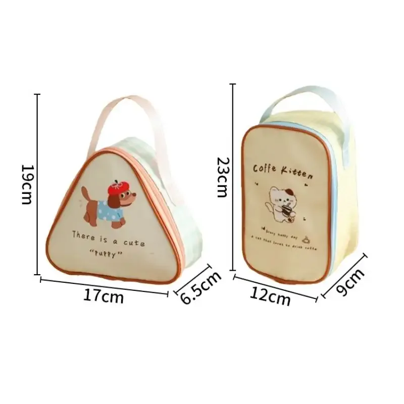 sac fourre-tout isotherme à motif de dessin animé mignon, sac à main thermique réutilisable, conteneur de stockage alimentaire pour enfants, femmes, école, travail, pique-nique