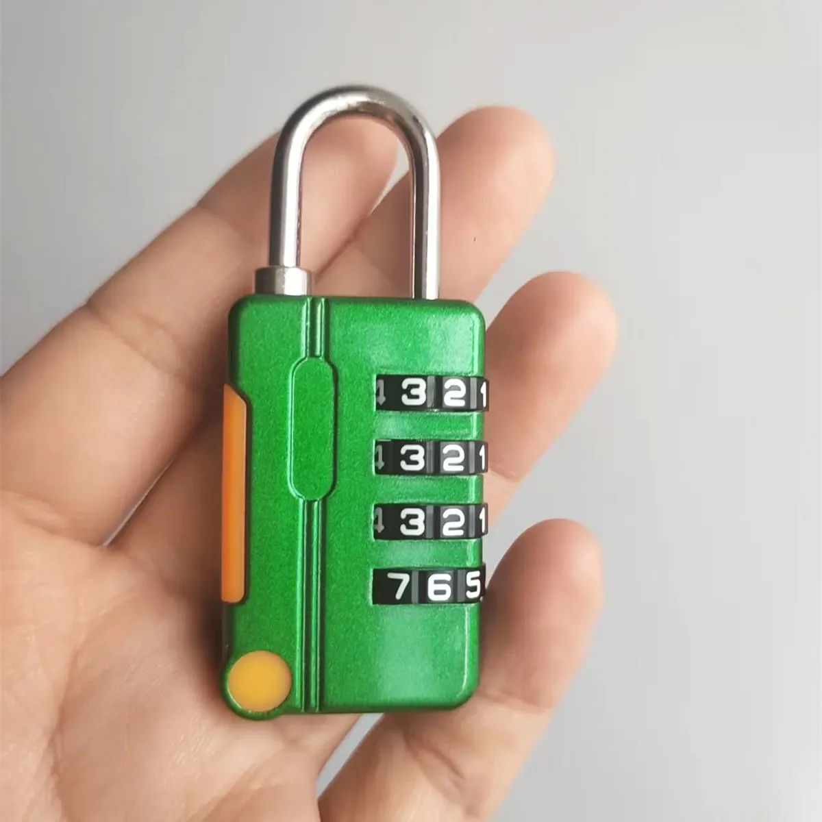 cadenas combiné numérique métallique noir orange voyage sacoche sport école armure compact elégant tsa