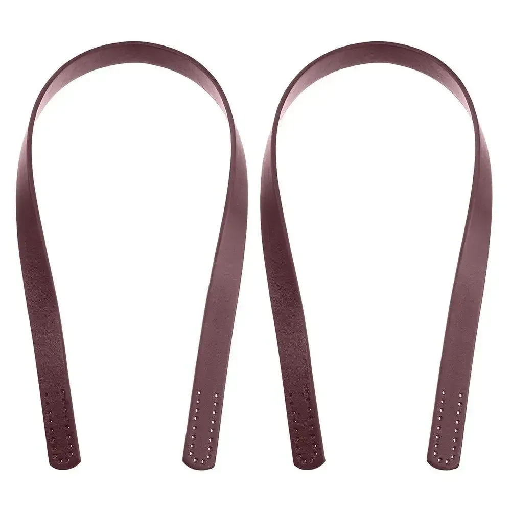 sangle de sac à bandoulière en cuir pu pour femmes et filles, 2 pièces, poignées de remplacement pour sac à main, ceinture, accessoire de sac, fait à la main, 60cm