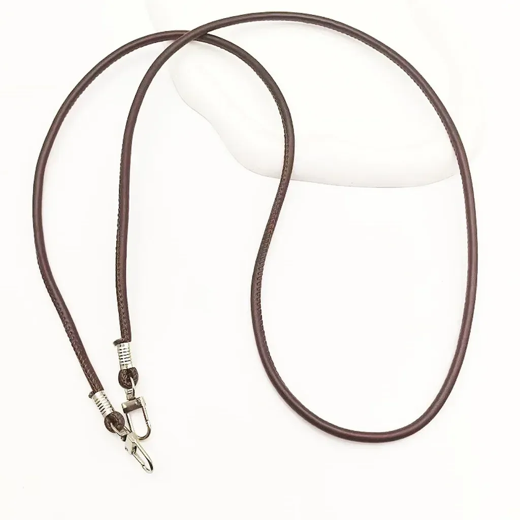 nouvelle sangle de remplacement fine et ronde en cuir pu, couleur unie, pour sac bandoulière ou croisé, longue de 120 cm, accessoire cordon de téléphone