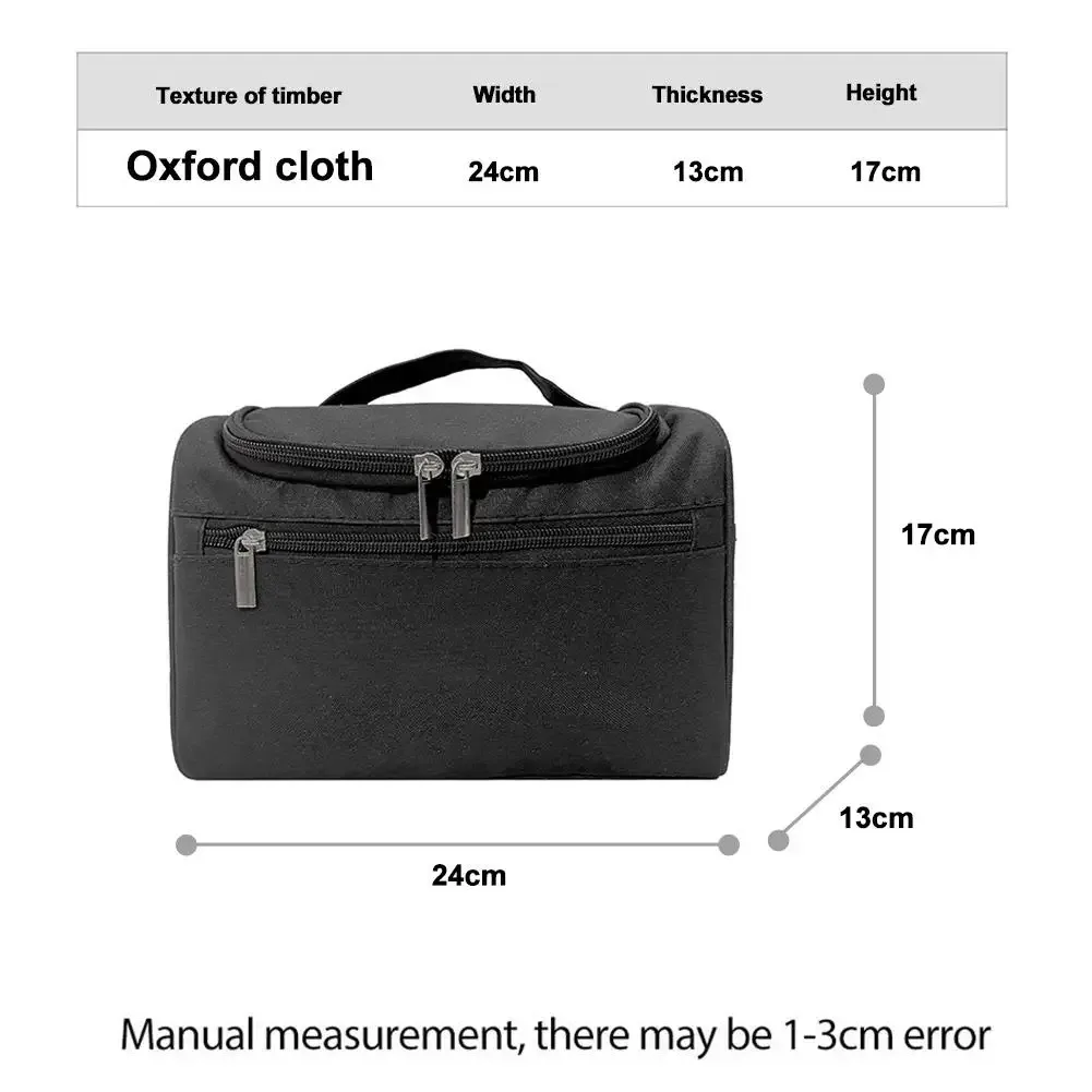sac de maquillage imperméable avec crochet de suspension et plusieurs poches, sacs cosmétiques pour les essentiels de voyage, trousse de toilette pour femmes et hommes ﻿