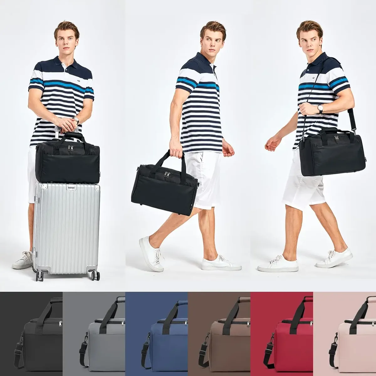 kono-sac à bagages à main pour ryanair, sac de voyage pour avion, homme et femme de semaine, taille maximale avec, 40x20x2, 5