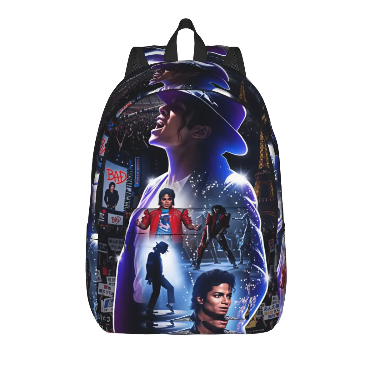 sac à dos m-michael jacksons, sacs à dos de camping, sacs d'école à la mode pour hommes, grand sac à dos de créateur