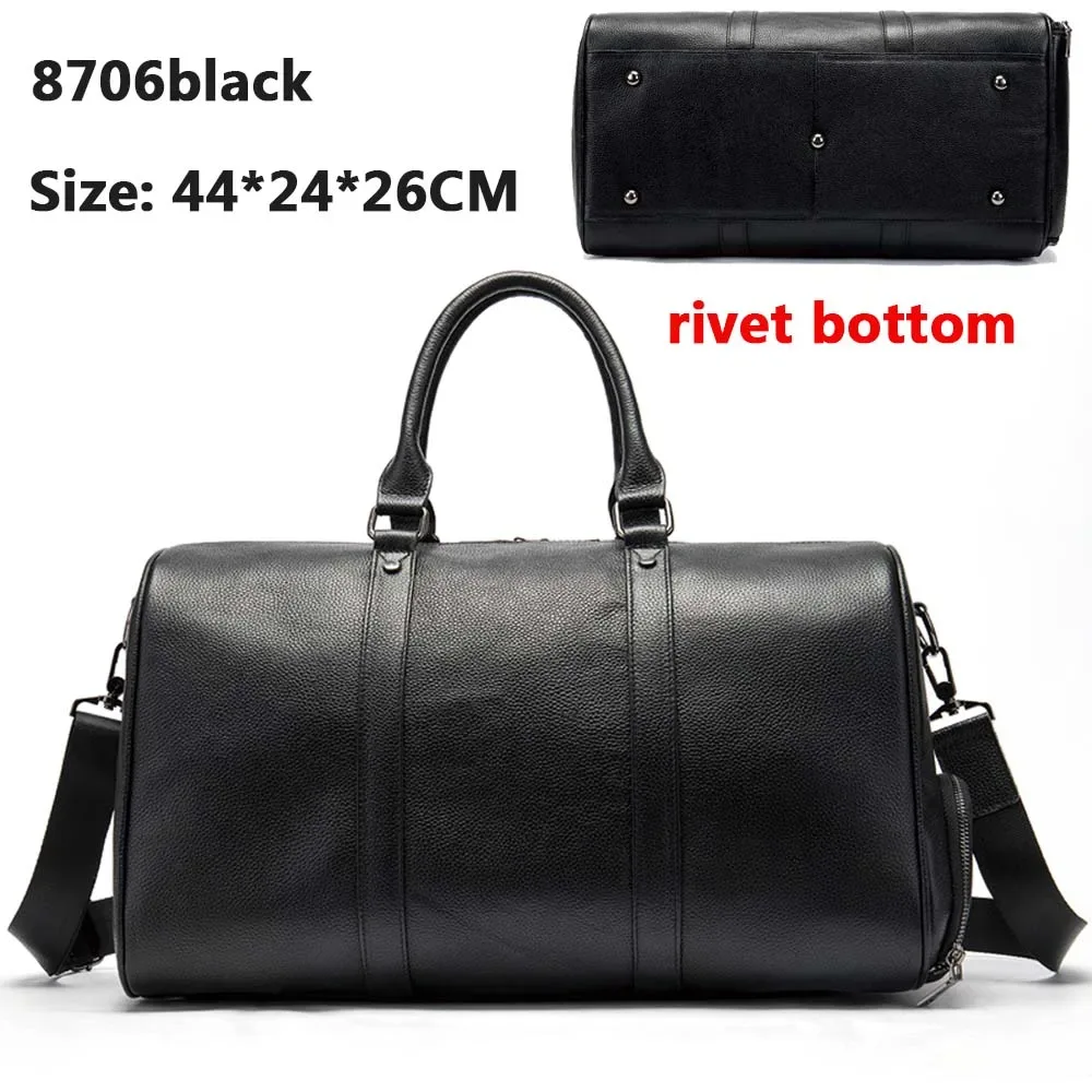 westal sacs de voyage pour hommes bagages à main sacs de sport en cuir véritable bagages en cuir sac de voyage valises sacs à main grand/semaine sac