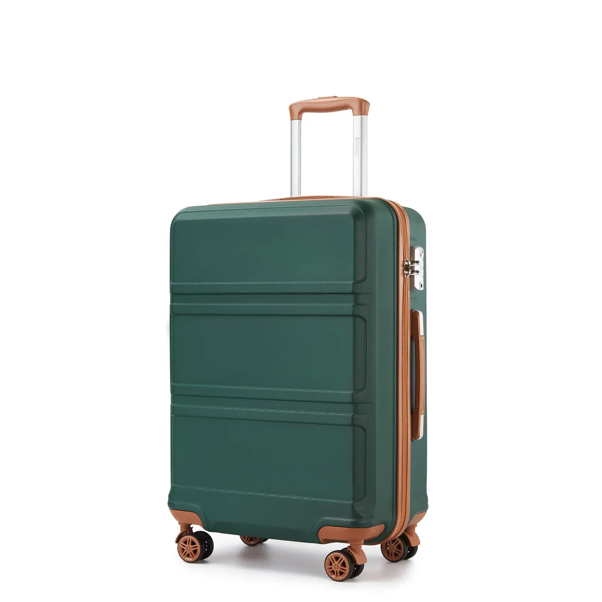 kono-serrure tsa, valise (m/l/xl) tono, étui rigide, chariots abs légers à roues jumelles