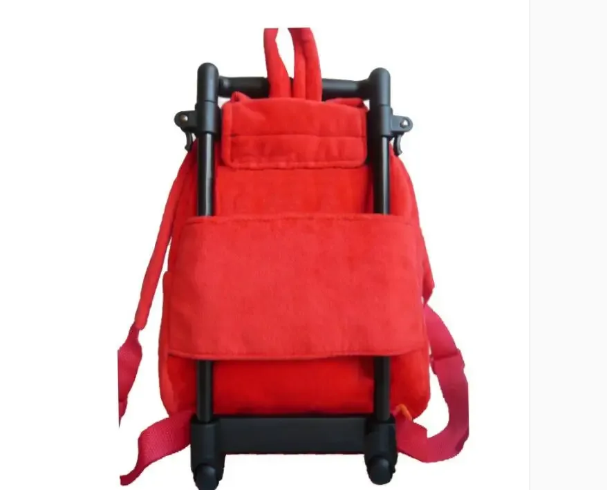sac d'école de dessin animé pour bébés, sac à dos à roulettes pour écoliers, chariot de voyage sr, sac à roulettes