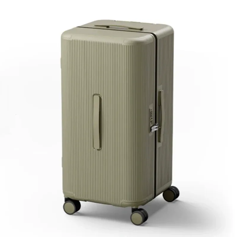 valise rigide en matériau pc avec serrure tsa, bagage à roulettes pour femmes, valise de voyage à grande capacité 20/24/28/30 pouces