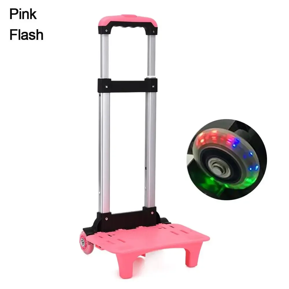 valise à roulettes en alliage d'aluminium durable à 2 roues, chariot de transport, porte-sac à dos pour étudiant, sac de transport pour animaux de compagnie