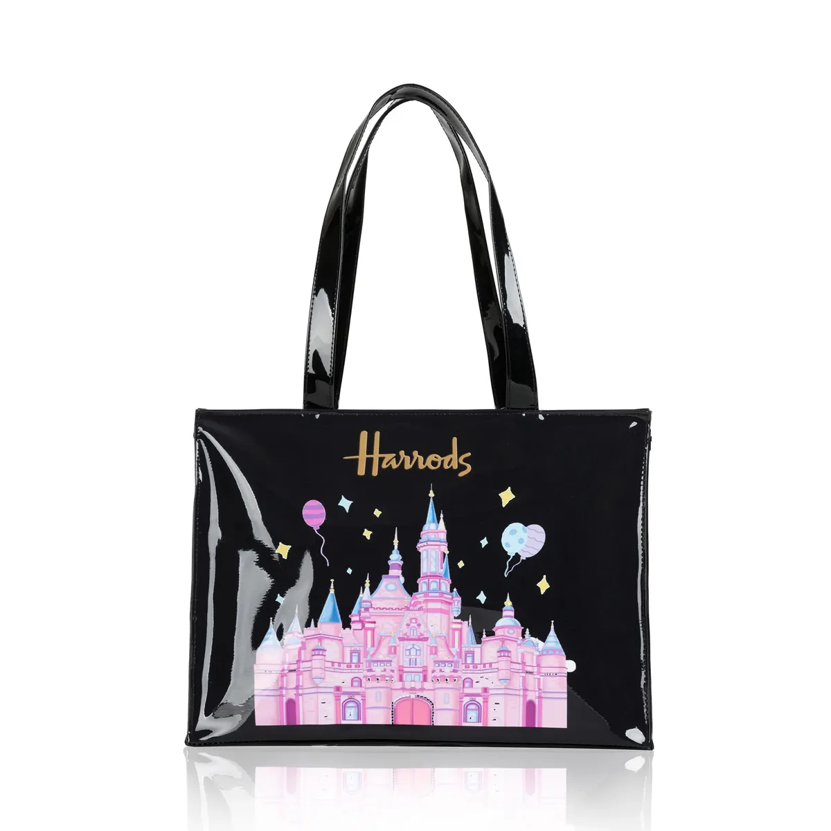 sac fourre-tout imperméable en pvc à imprimé cartoon pour femmes, sac à main décontracté et portable, sac pour le shopping, les trajets quotidiens et l'utilisation quotidienne en extérieur. ﻿