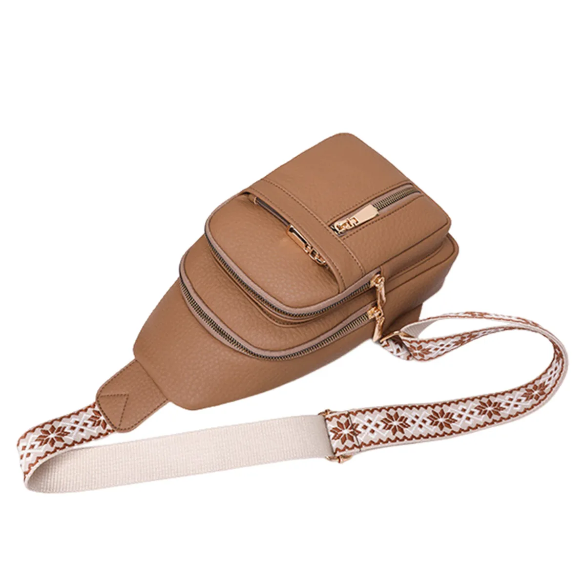 sac à bandoulière en cuir pu imperméable pour femme, sac de poitrine décontracté, sacs initiés, sac messager, voyage, cyclisme, haute qualité, mode