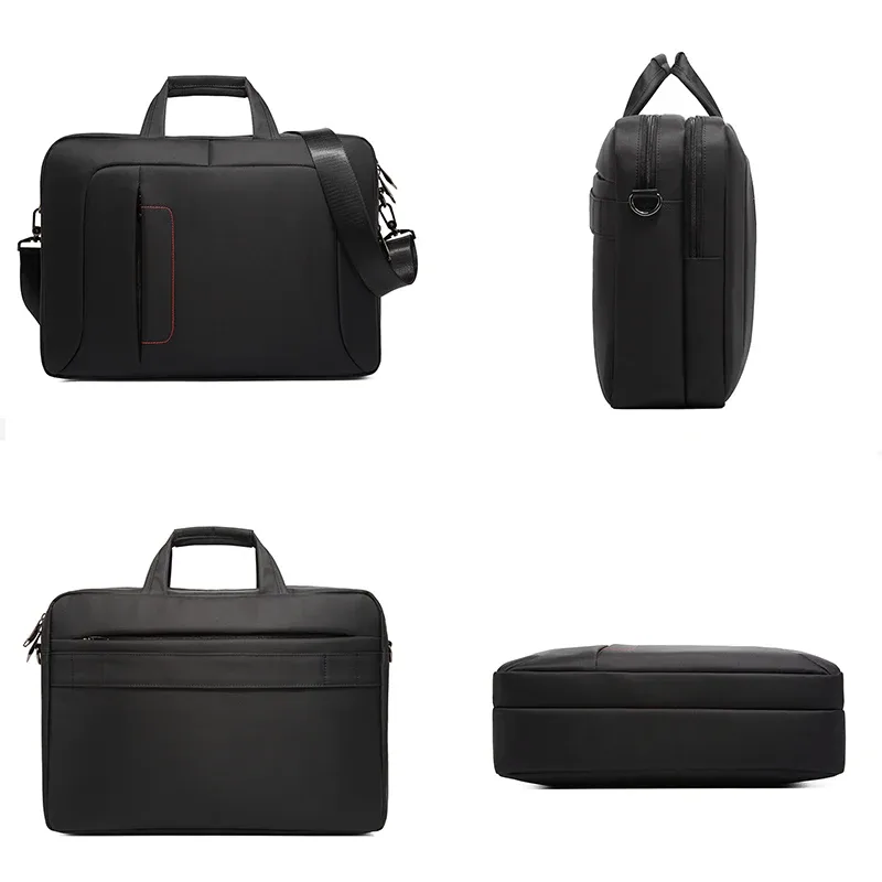 sac à main personnalisé pour hommes, avec logo imprimé, nom, mallette d'affaires de 15.6 pouces, sac étanche en nylon pour ordinateur portable pour femmes