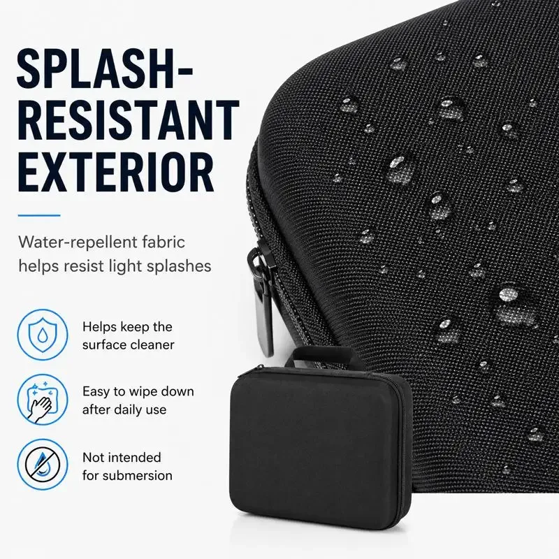 sac voyage polyester noir protection antichoc résistant éclaboussures portable travail week end usage courant
