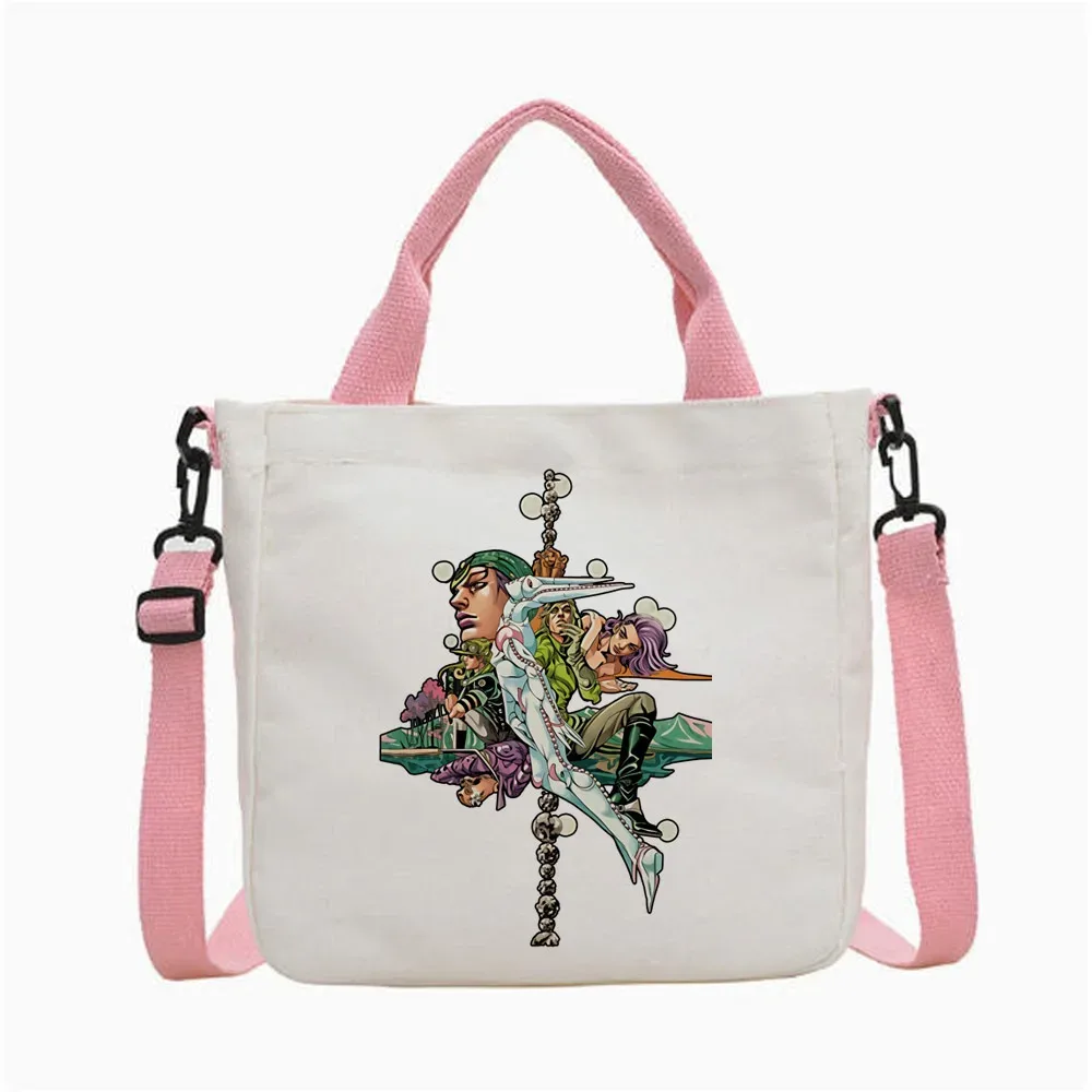 sac fourre-tout jojo bizarre adventure gyro zeppeli, sac de shopping pliable, personnalisable, réutilisable, femme