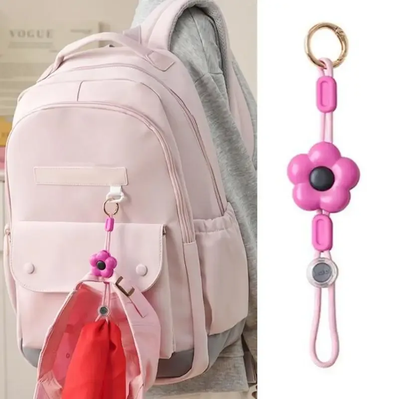 1 pièce – Clip portable en forme de fleur pour casquette, support anti-perte en silicone pour sac à dos, sac à main, chapeau de soleil – Organisateur portable mains libres
