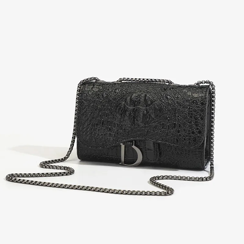 sac à bandoulière de luxe à sequins pour femme, sac messager décontracté avec chaînes, sac à main tendance pour femme