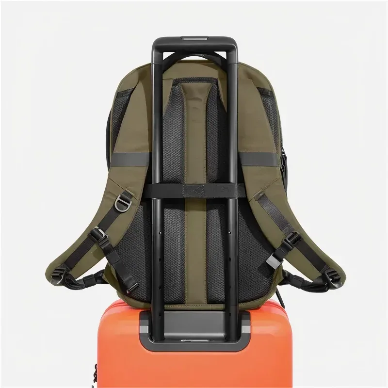 sac à dos city pack pro 2 en nylon vert olive 24l, imperméable, pour ordinateur portable, trajets quotidiens, voyages urbains, travail décontracté, edc