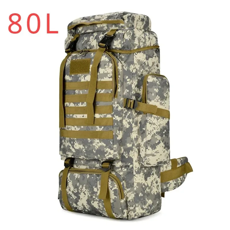 grand sac à dos d'alpinisme pour l'extérieur, sacs à dos d'escalade, sacs de voyage de camping, randonnée, 80l, 100l