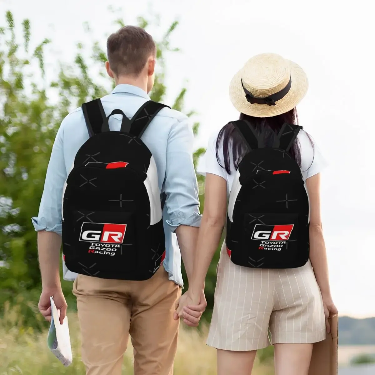 gr gazoo racing simple and stylish backpack canvas backpack feminina backpack