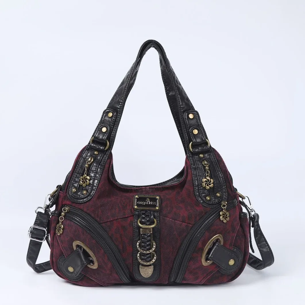 sac à main polyvalent pour femme, sac à bandoulière tendance, grand sac à poignée supérieure, sacoche, sac boulette, sac à bandoulière multi-poches, grand sac à main