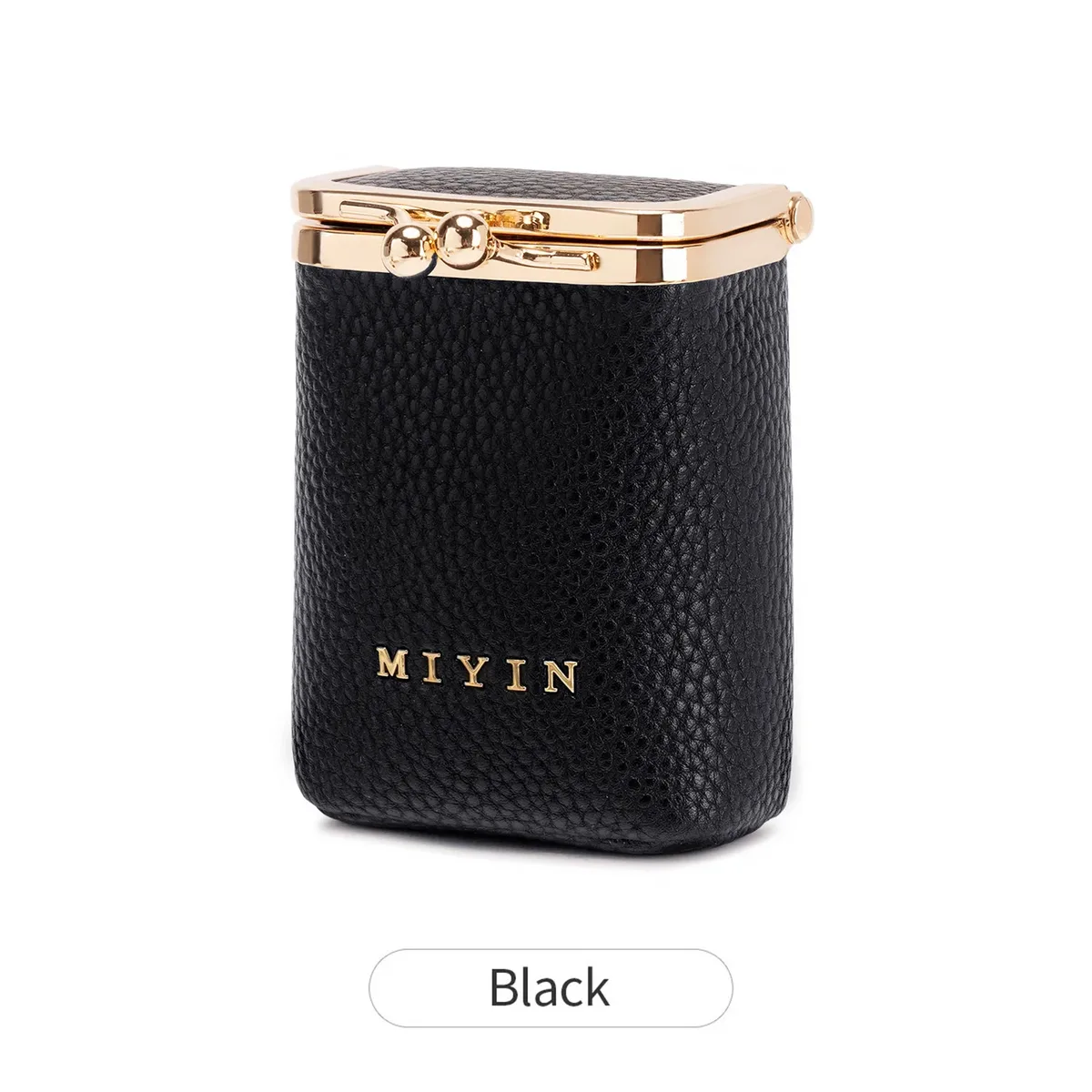 pochette de rangement pour rouge à lèvres imprimé léopard, mini sac de maquillage portable en cuir microfibre pour femme, simple, pour bijoux, écouteurs et monnaie, avec m