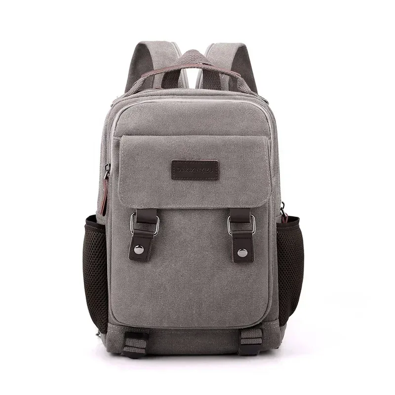 petit sac à dos pour hommes toile sacs à dos décontractés pour hommes 2025 mini sac d'école pour hommes sac à dos homme multi-fonction sac à bandoulière voyage