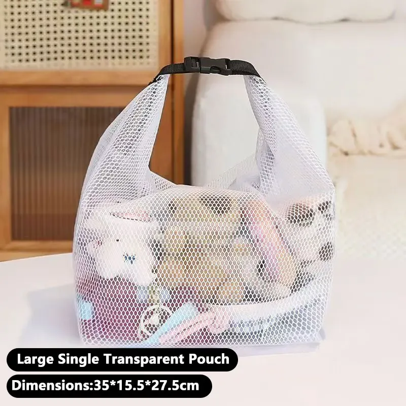 sac de rangement imperméable en maille pour vêtements de sport, natation, salle de bain, grande capacité, avec cordon de serrage, pour hommes et femmes, sac de toilette d'extérieur