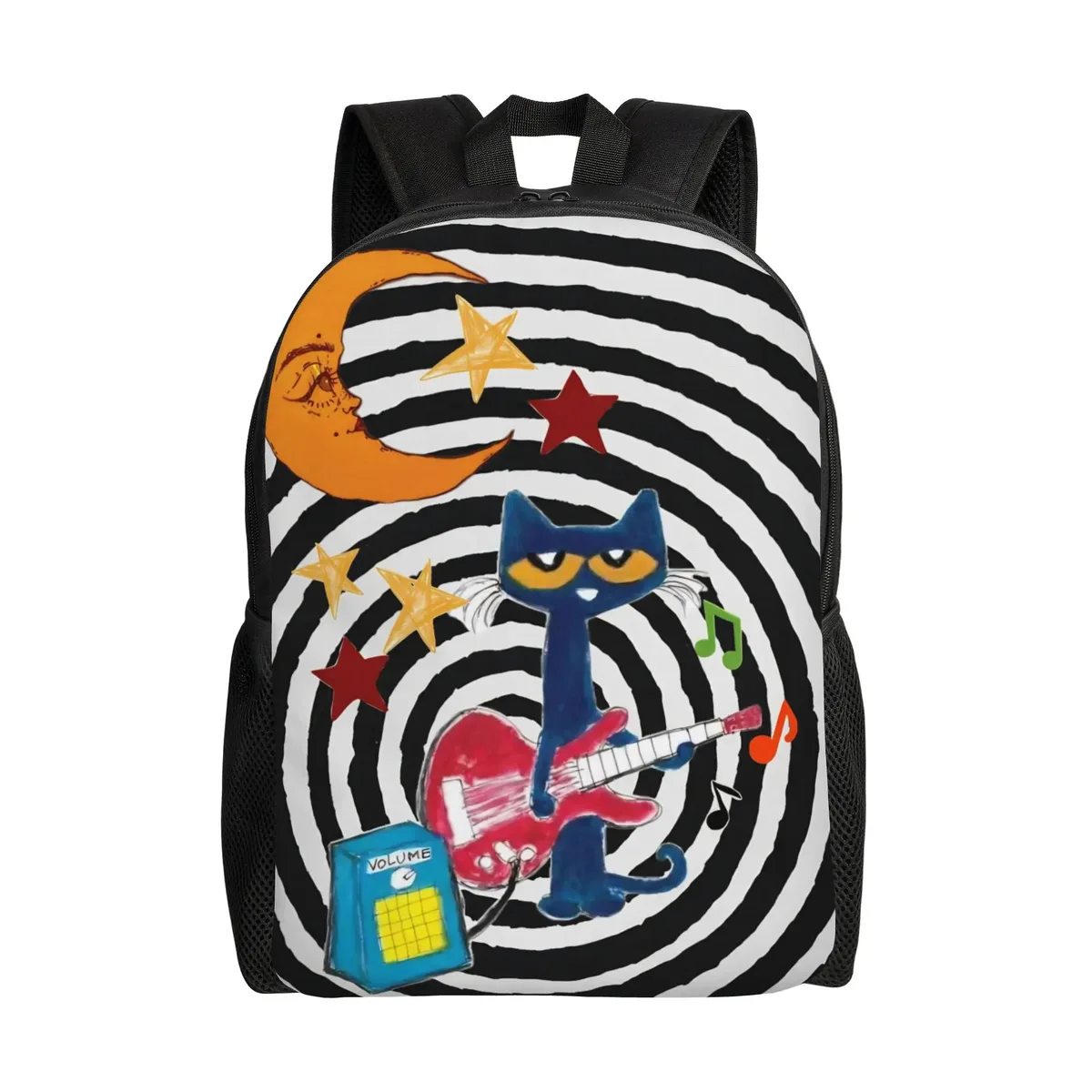 sac à dos classique petes cartoon cats, cadeau idéal pour le lycée, les affaires, sac à dos mignon pour hommes et femmes, sacs en toile pour l'université.