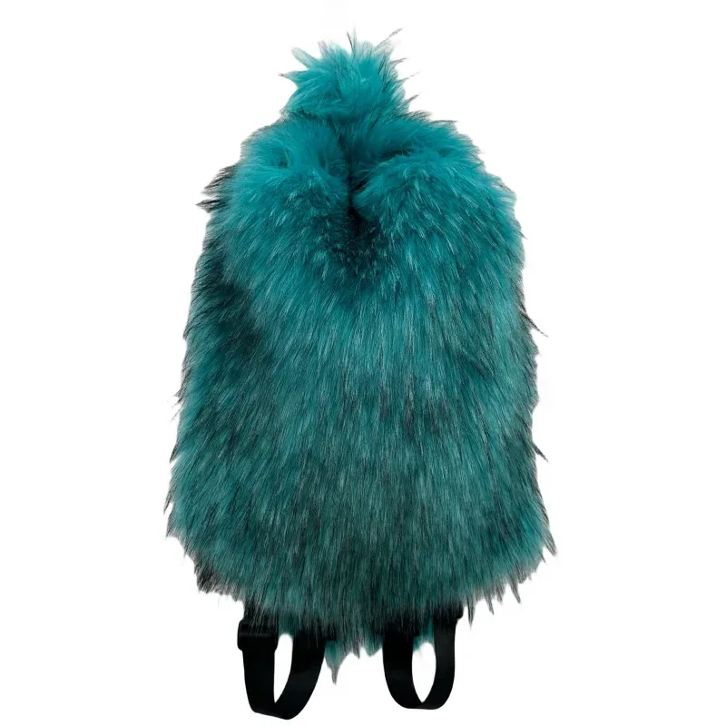 nouveau sac à dos femme y2k en fausse fourrure 2026 – style harajuku, doux et chaud, pour l'hiver