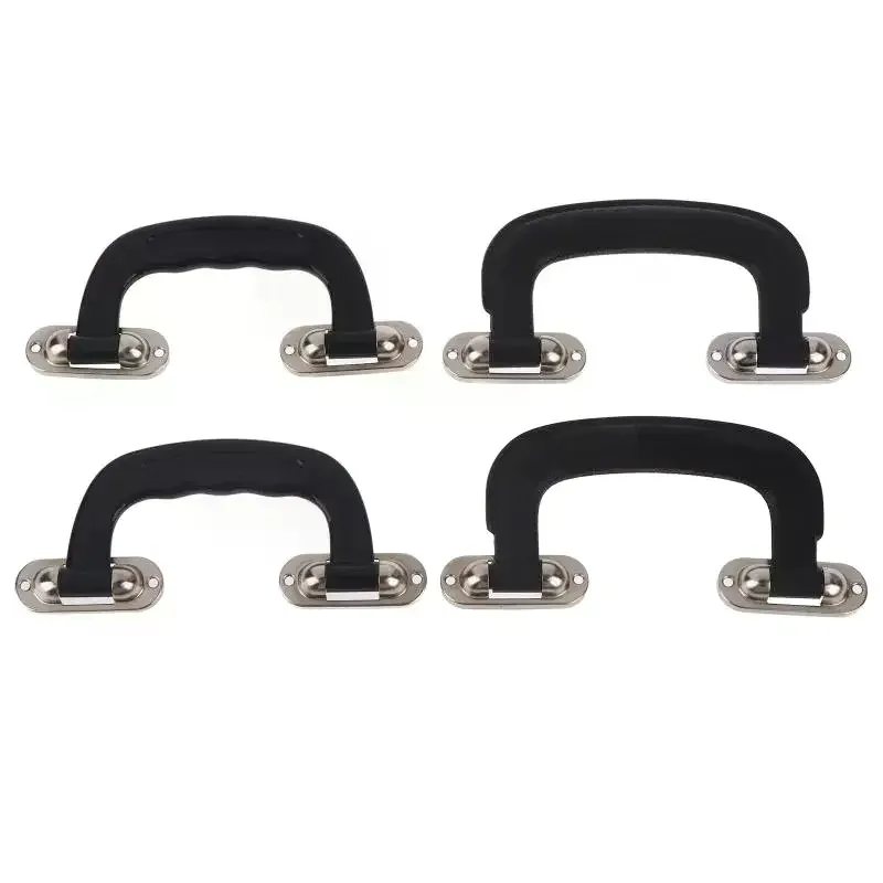 poignée de transport en plastique noir, 2 pièces, pour étui de guitare, remplacement de poignée de valise, poignée de bagage, accessoires de sac