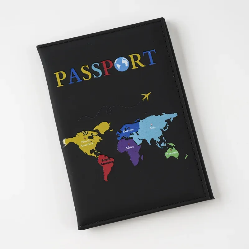 nom personnalisable nouvelle impression couleur uv carte universelle couverture de passeport porte-passeport passeport hommes et femmes cadeau universel