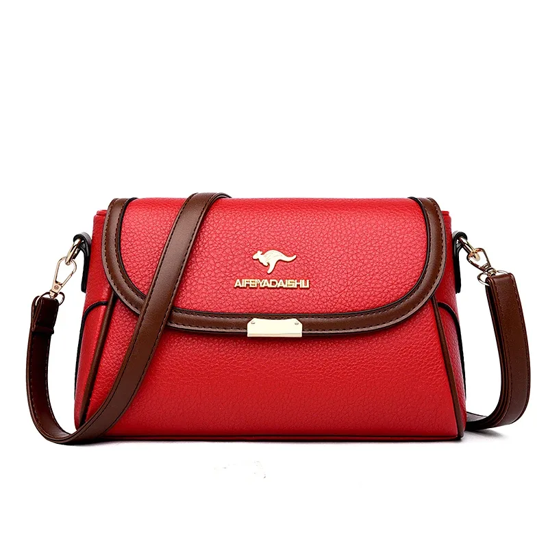 sac à bandoulière en cuir solide de bonne qualité pour femme, petits sacs à bandoulière de styliste, nouvelle collection 2024