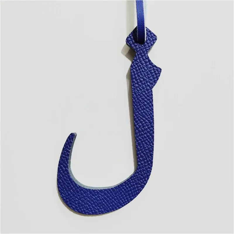 nouveau porte-clés de luxe en cuir véritable avec lettre arabe l, pendentif de sac à dos, breloque de sac pour femmes